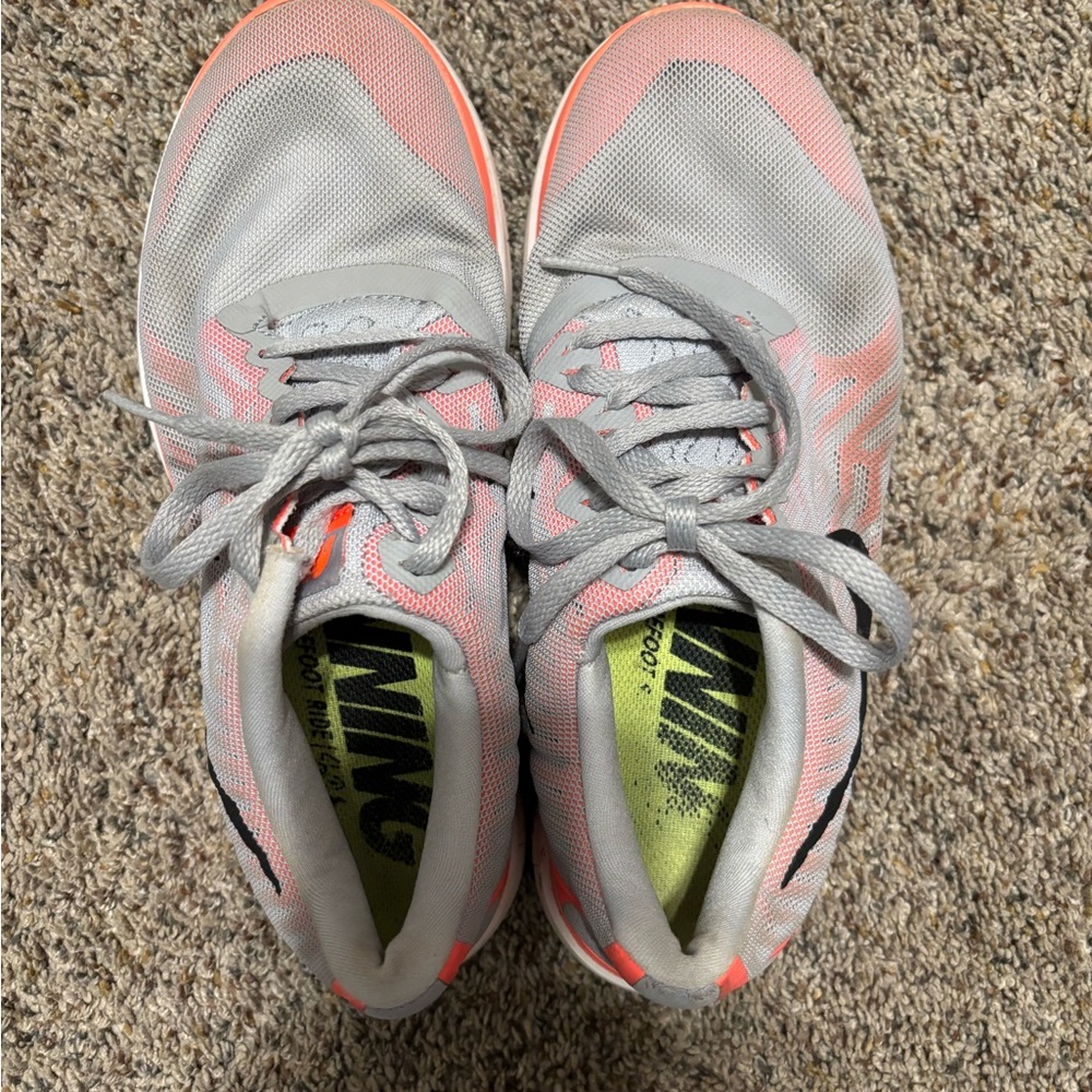 Nike Women's Athletic Shoes in Gray and Coral